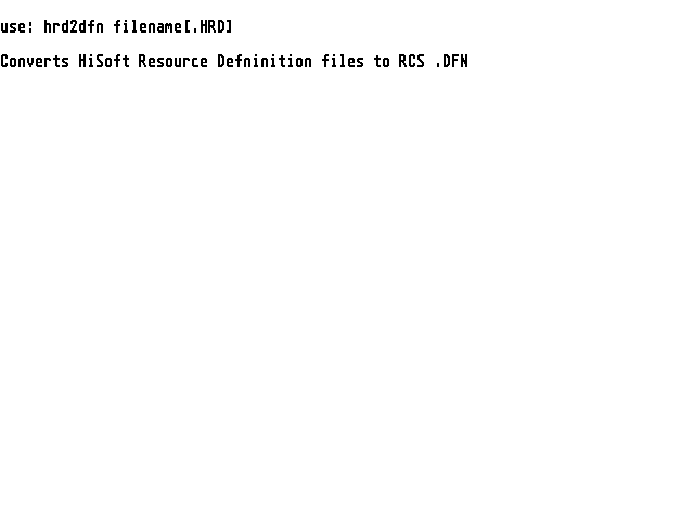 HRD2DFN atari screenshot